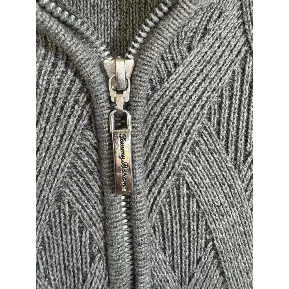 tommy bahama sweater size‎ large Long Sleeve 1/4 zip gray